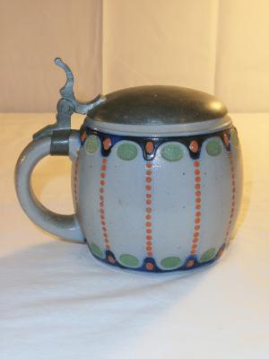 Art nouveau ball stein
