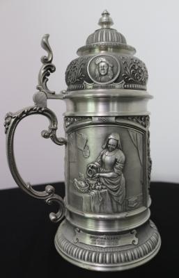 Old Dutch Masters Pewter Beer Stein
