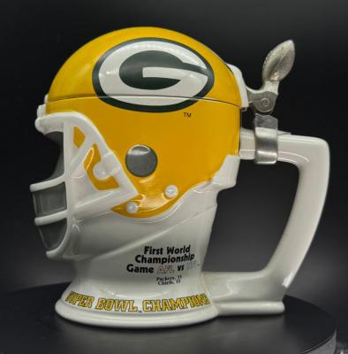 GREEN BAY PACKERS Football helmet lidded stein