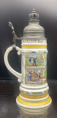 A.K. Kaiser replica of reservist's beer mug