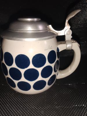 Art Nouveau: Cider Stein 1/4L