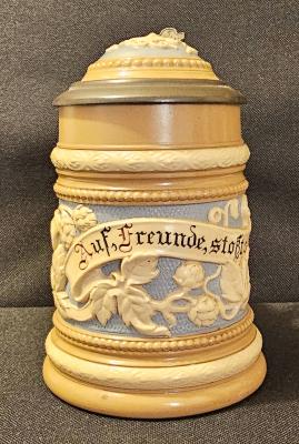 Mettlach Drinking Verse Stein
