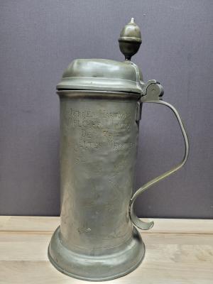 Occupational pewter stein for masonry