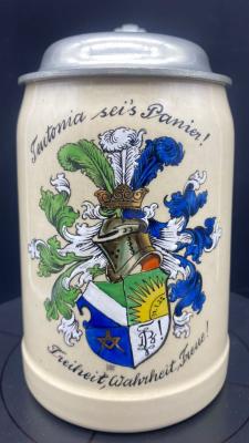 Beer mug of the student fraternity 