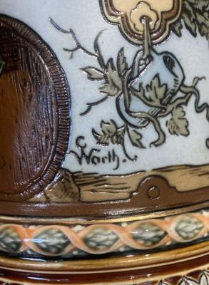 Villeroy & Boch #1932, "Bosom friends will always find a reason to drink"