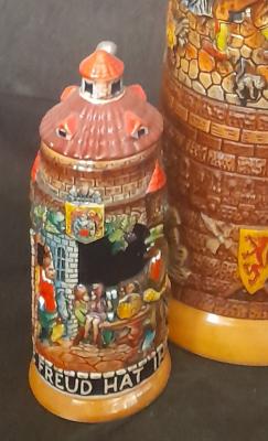 Stein from the Werner Corzelius factory "They drink to women in the Knight's tower"