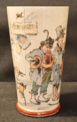 Mettlach Musicians Beaker