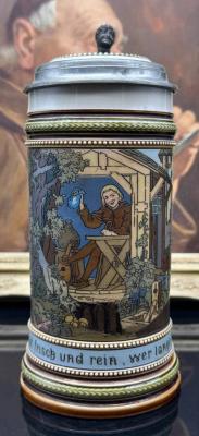 Villeroy & Boch #2531 "Minstrel Drinking"