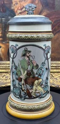 Villeroy & Boch #1530/580 "The Smoking Hunter"