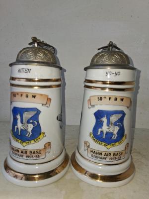 Paired Cold War Steins