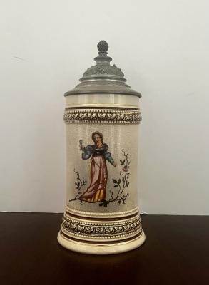 Marzi & Remy 1/4 liter stein Print over glaze