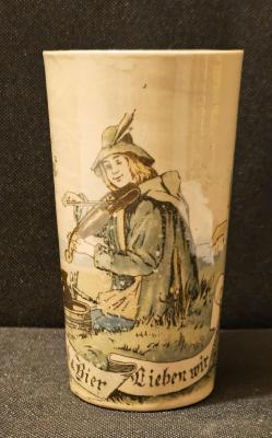 Mettlach Fiddler Beaker