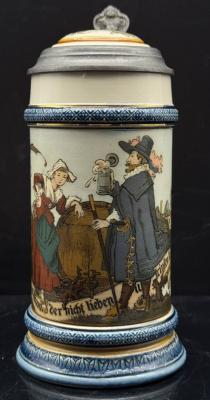 Villeroy & Boch #2230 "Dutch Councilman and Barmaid"
