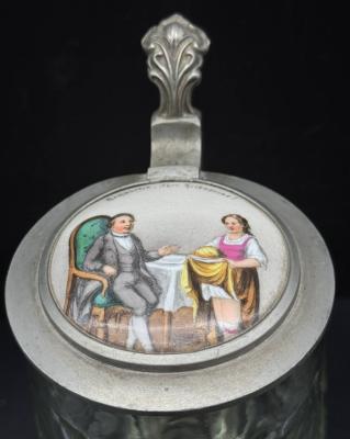 Glass beer mug