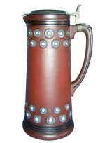 terra sigillata jug with rosettes