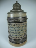 HR stein with verse