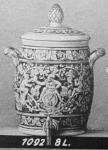 wine barrel with spout