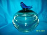 Austrian Blown Glass Covered Candy Dish
