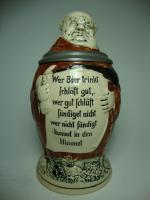 Monk with Radish and Beer Stein