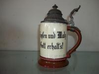 Porcelain Stein With Text